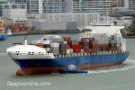 ID 6497 ALMATHEA (2007/35824GT/IMO 9334349, ex-CAP PRIOR) sails from Auckland's Fergusson Container Terminal bound for Lyttelton following her maiden call to the port.
ALMATHEA is not to be confused with the...